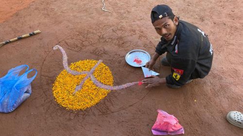 J18-17 Les préparatifs pour la journée de fête du lendemain