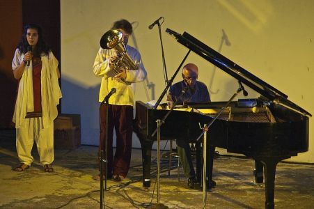 Concert à l'Alliance Française de Trivandrum - Instants jazzy avec Manon, Joaquim et Dominique