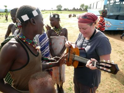 Moga et la guitare de Janik