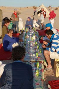 dernier petit déjeuner dans le désert