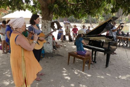 trio flute piano guitare