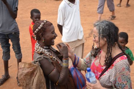Rencontre au marché