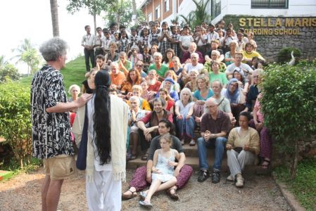 Calicut - Hommage et remerciement à Kavita notre lieutenant d'Amour de ces derniers jours