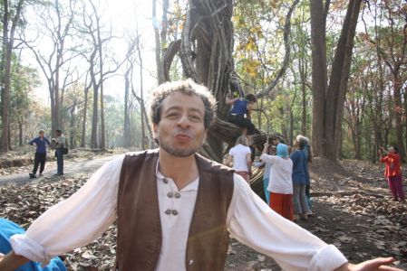 Calicut - Des bisous, encore des bisous, toujours des bisous pour tout le monde