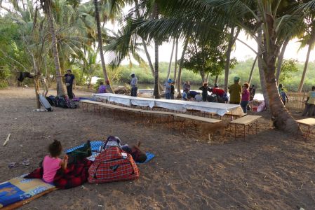 Installation du campement